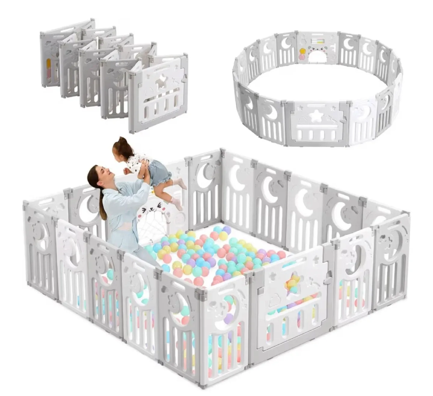 Baby Playpen - White