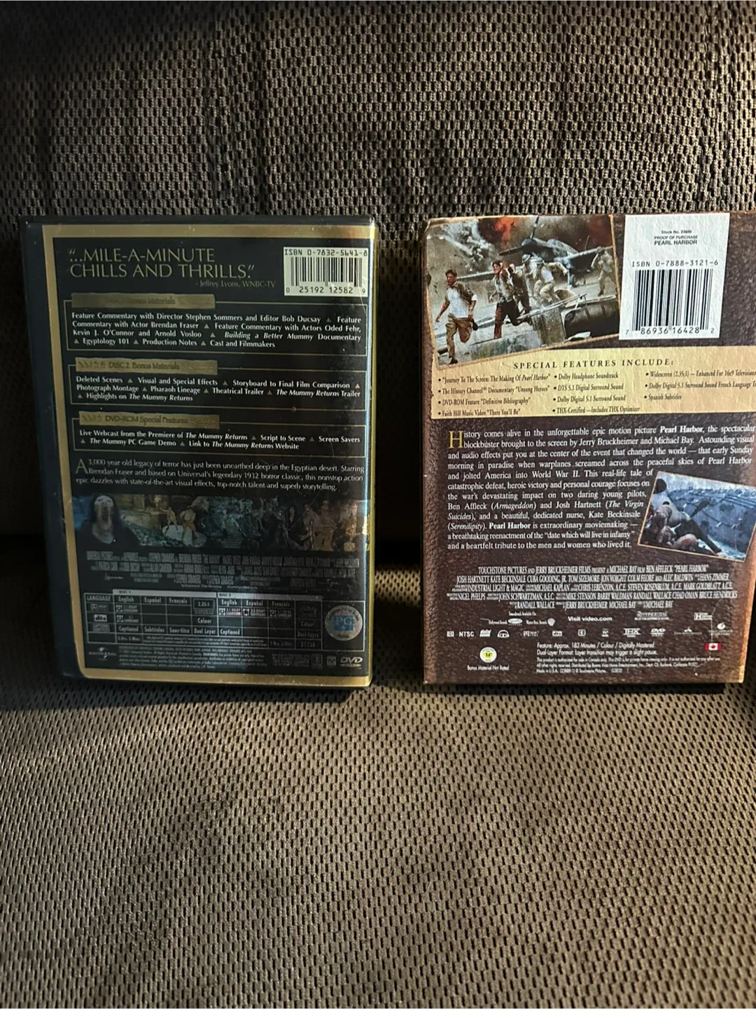 The Mummy Ultimate Edition & Pearl Harbor 60th Anniversary DVDs image indicator(2)