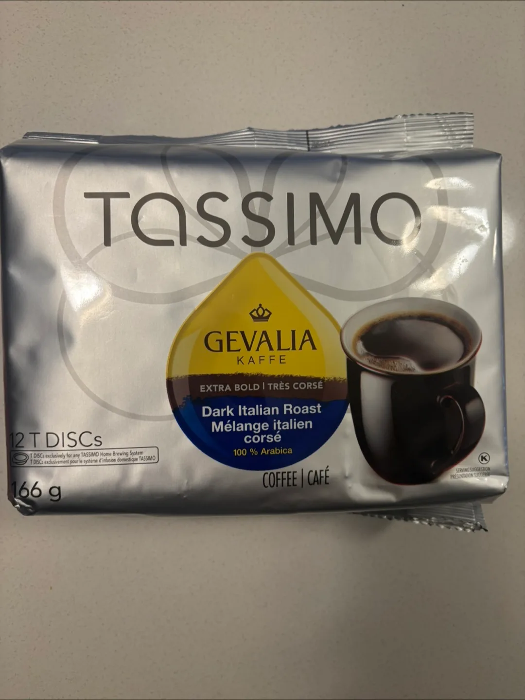Tassimo Gevalia Dark Italian Roast Coffee Pods - 12 T-Discs thumbnail