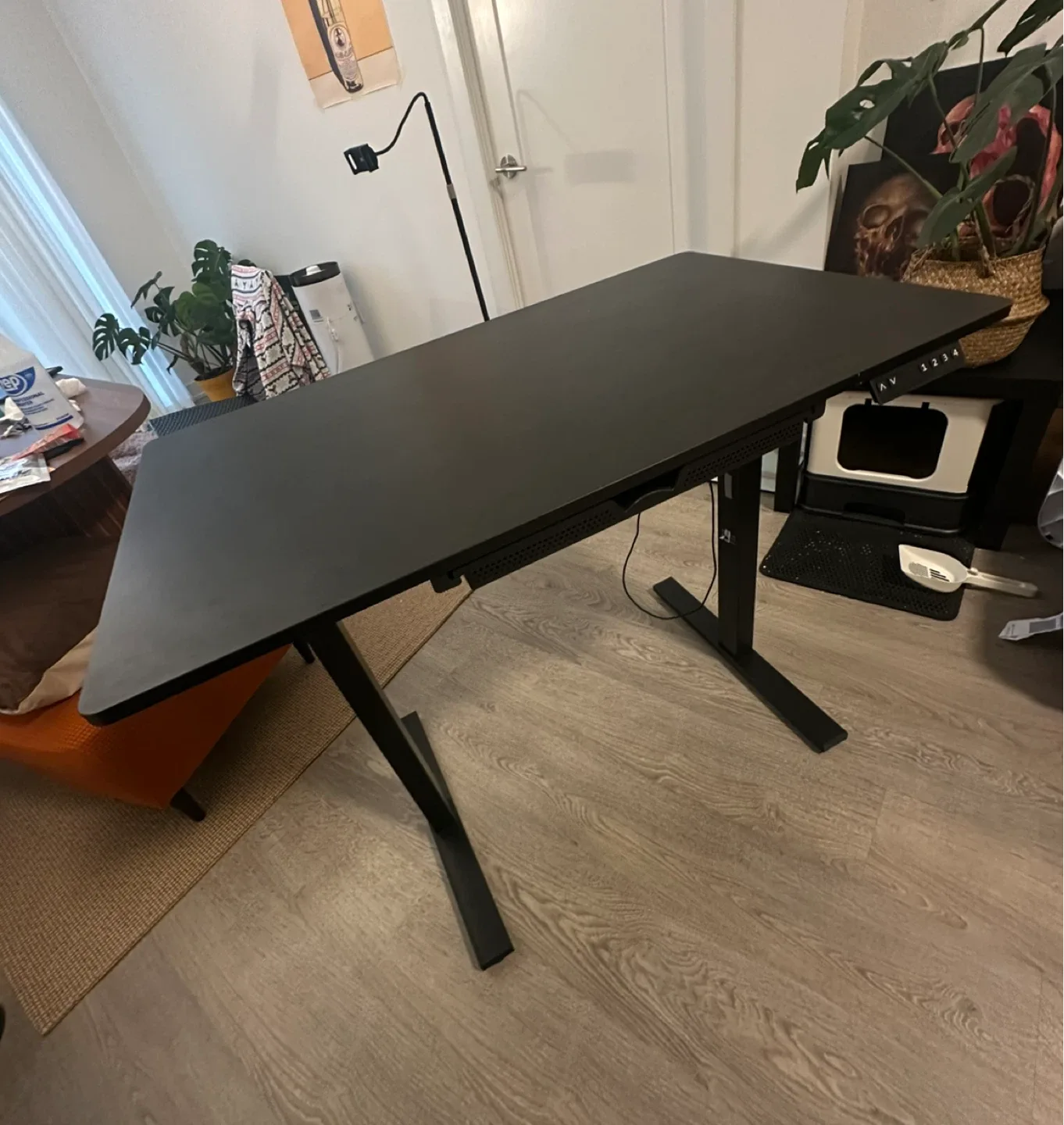 SHW 40-Inch Electric Height Adjustable Standing Desk