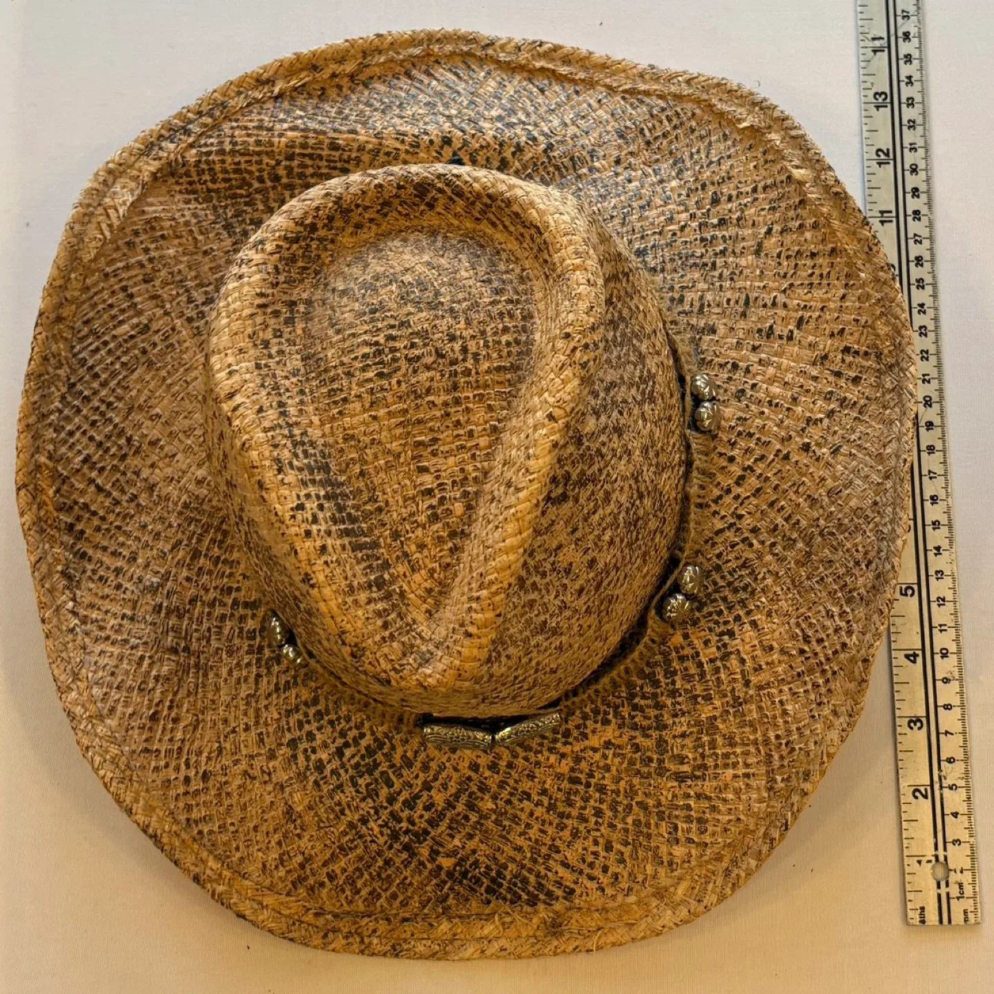 COV VER Straw Crushable Cowboy Cowgirl Western Hat Size S/M image indicator(6)