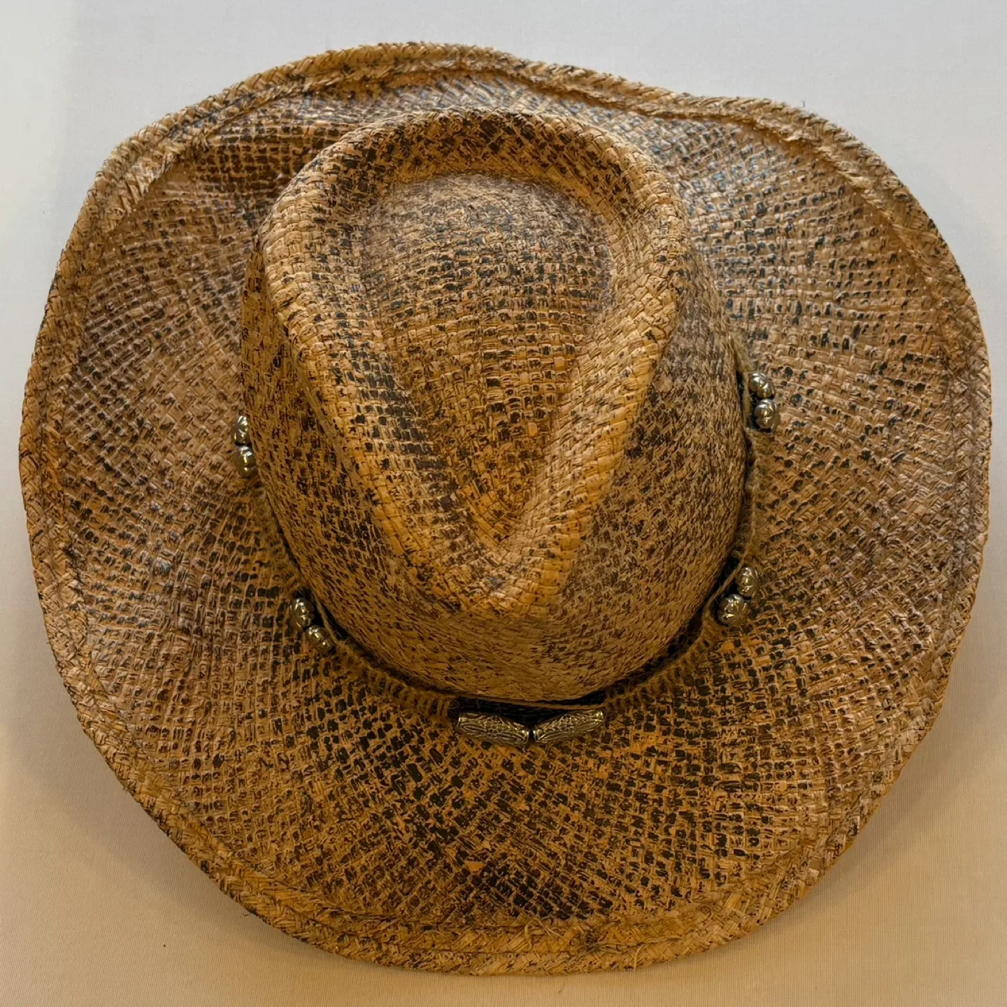 COV VER Straw Crushable Cowboy Cowgirl Western Hat Size S/M image indicator(2)