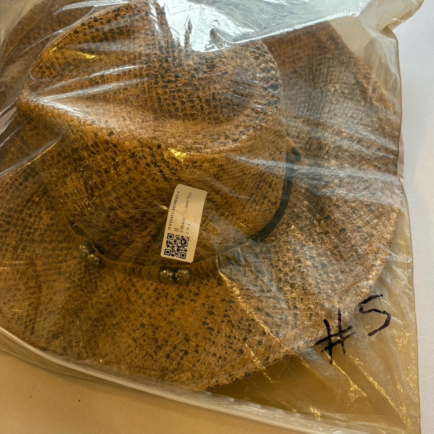 COV VER Straw Crushable Cowboy Cowgirl Western Hat Size S/M image indicator(8)