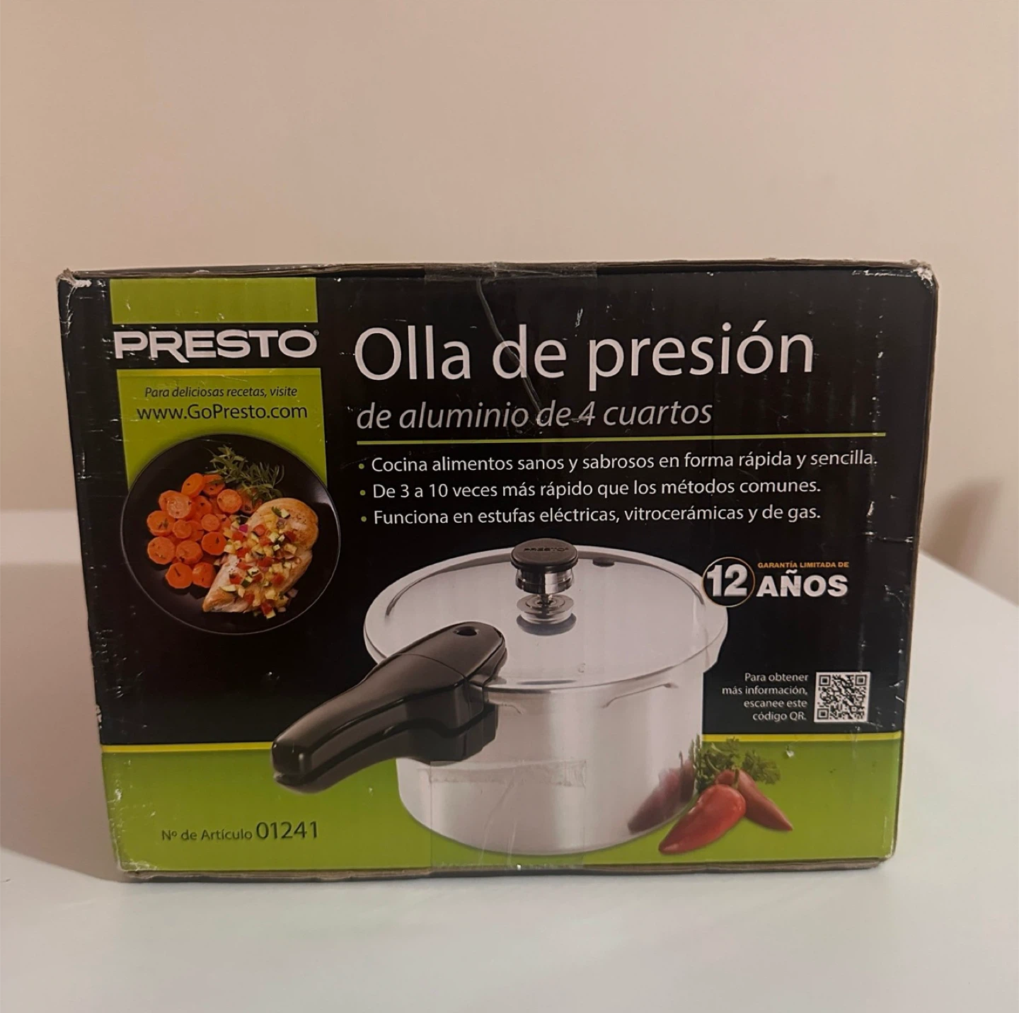 Presto 4 Quart Aluminum Pressure Cooker - photo 2