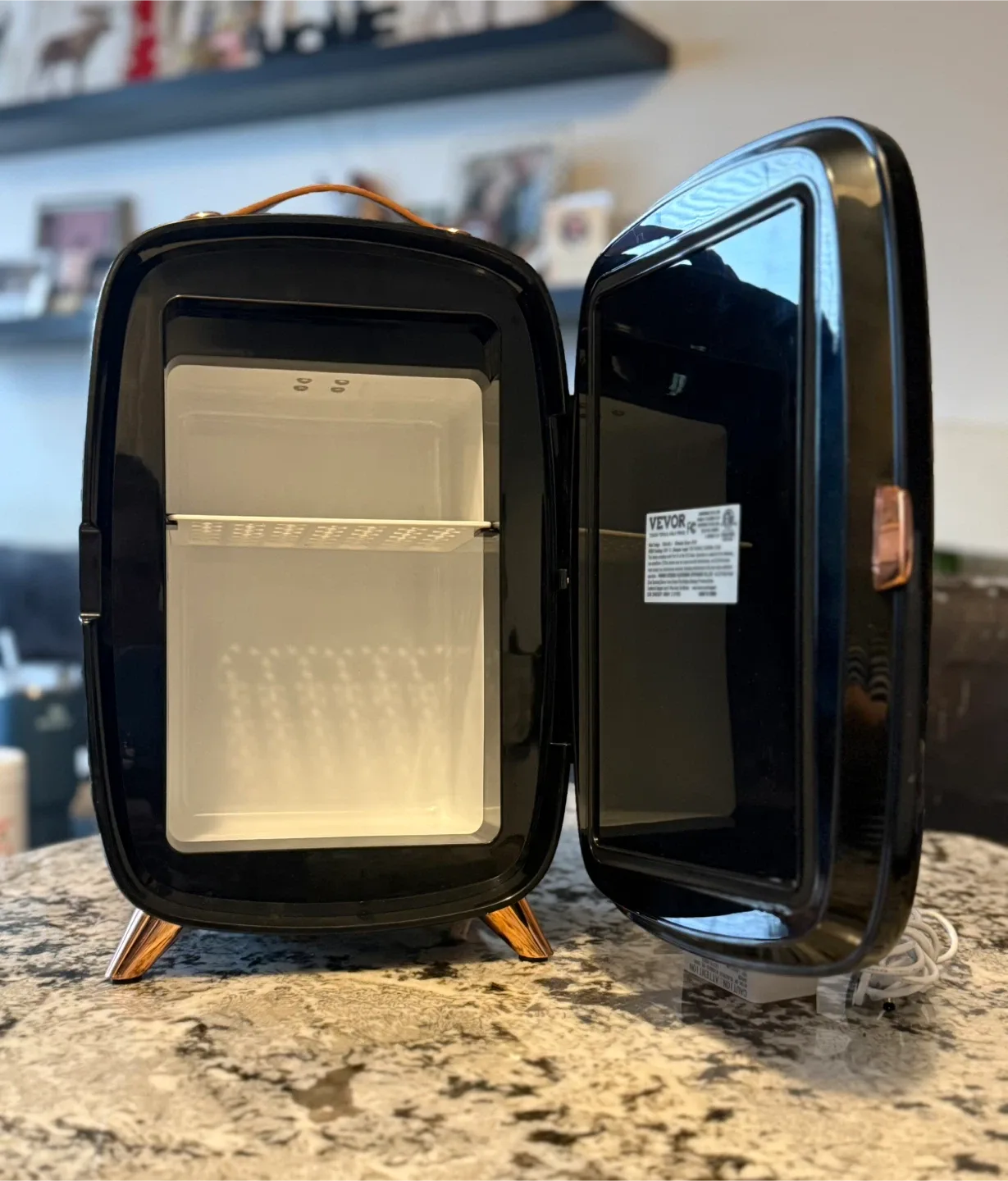 VEVOR Mini Beauty Fridge w/ LED Mirror image indicator(4)