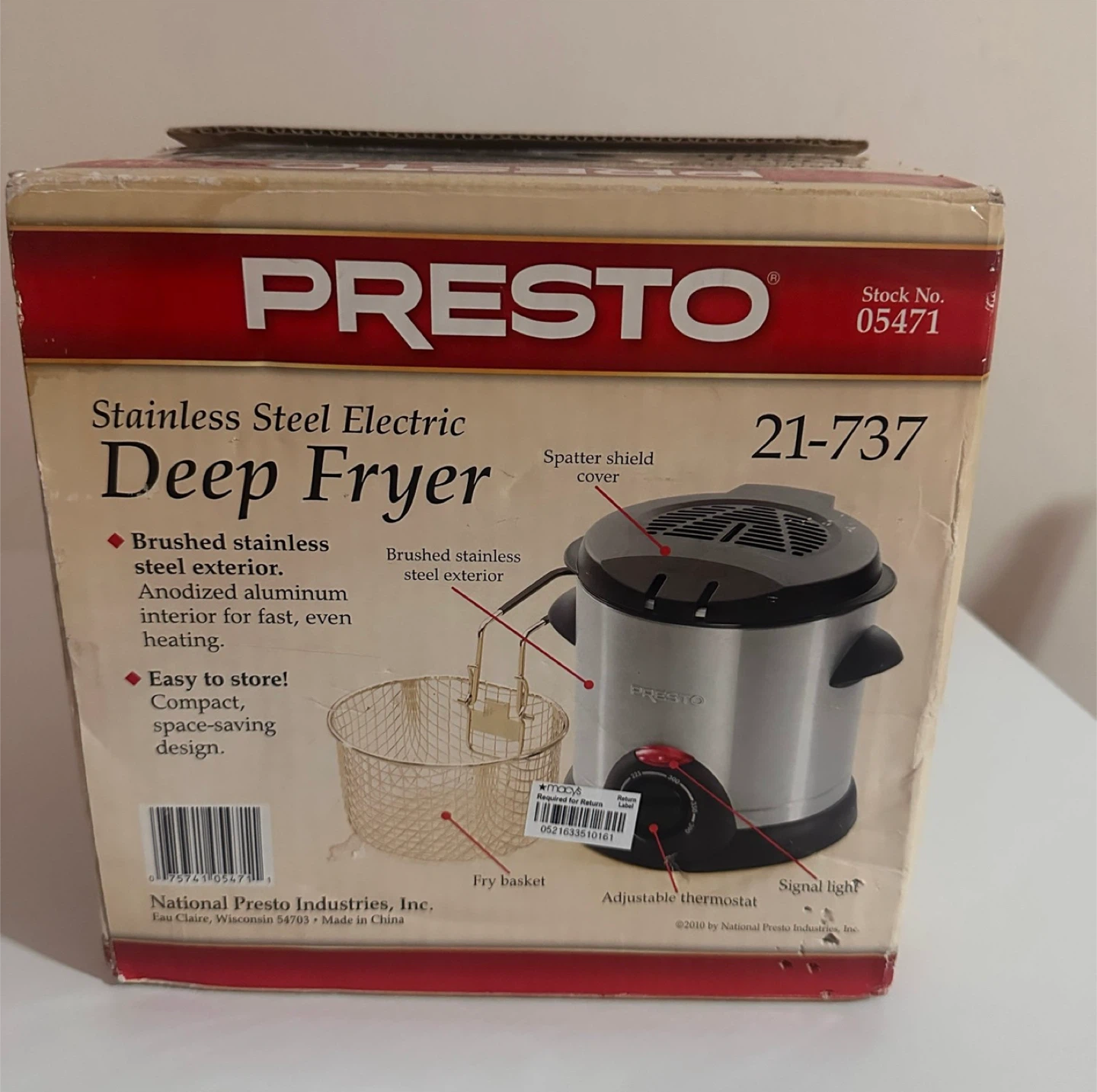 Presto Stainless Steel Electric Deep Fryer - photo 5