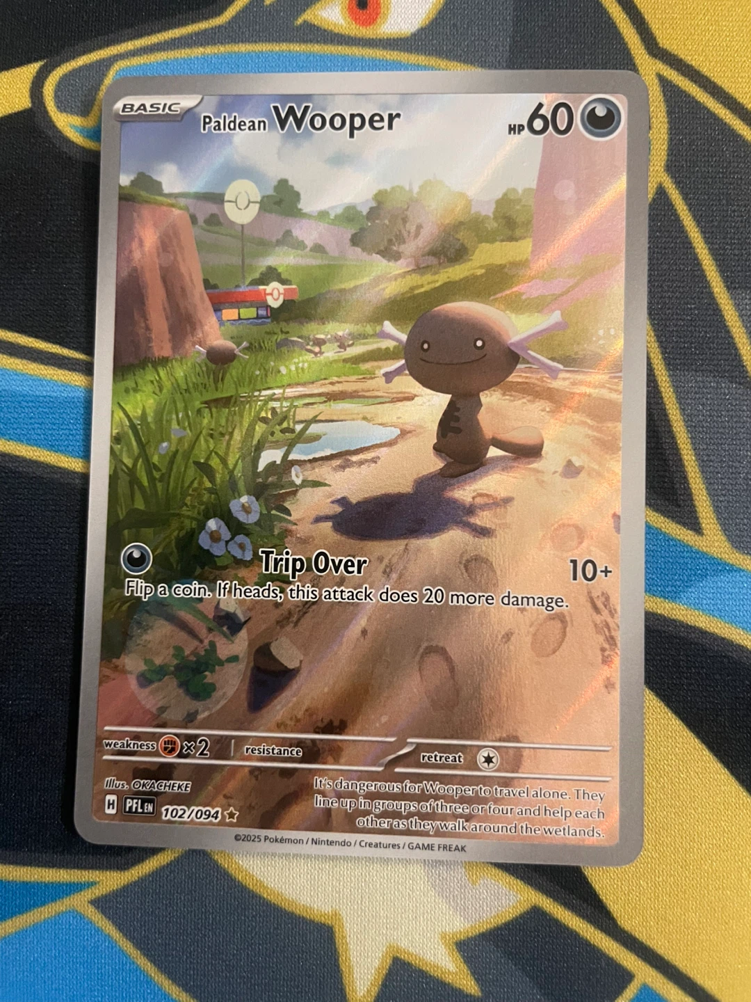 Paldean Wooper 102/094 Pokemon Phantasmal Flames NM English