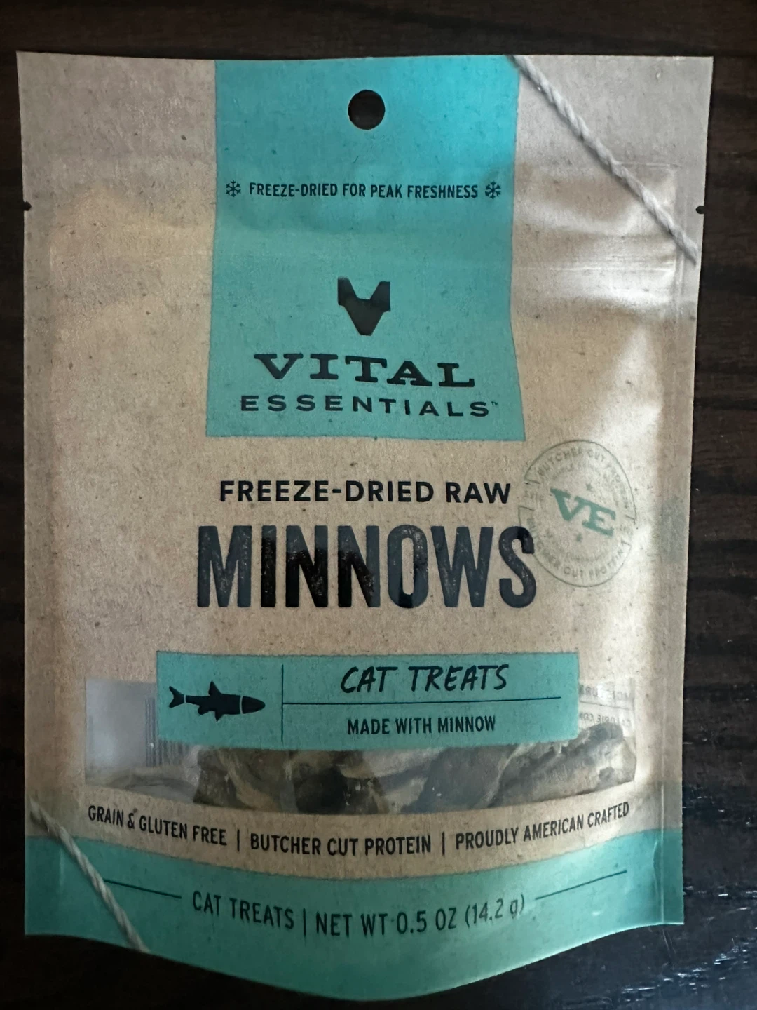 Vital Essentials Freeze-Dried Raw Minnows Cat Treats