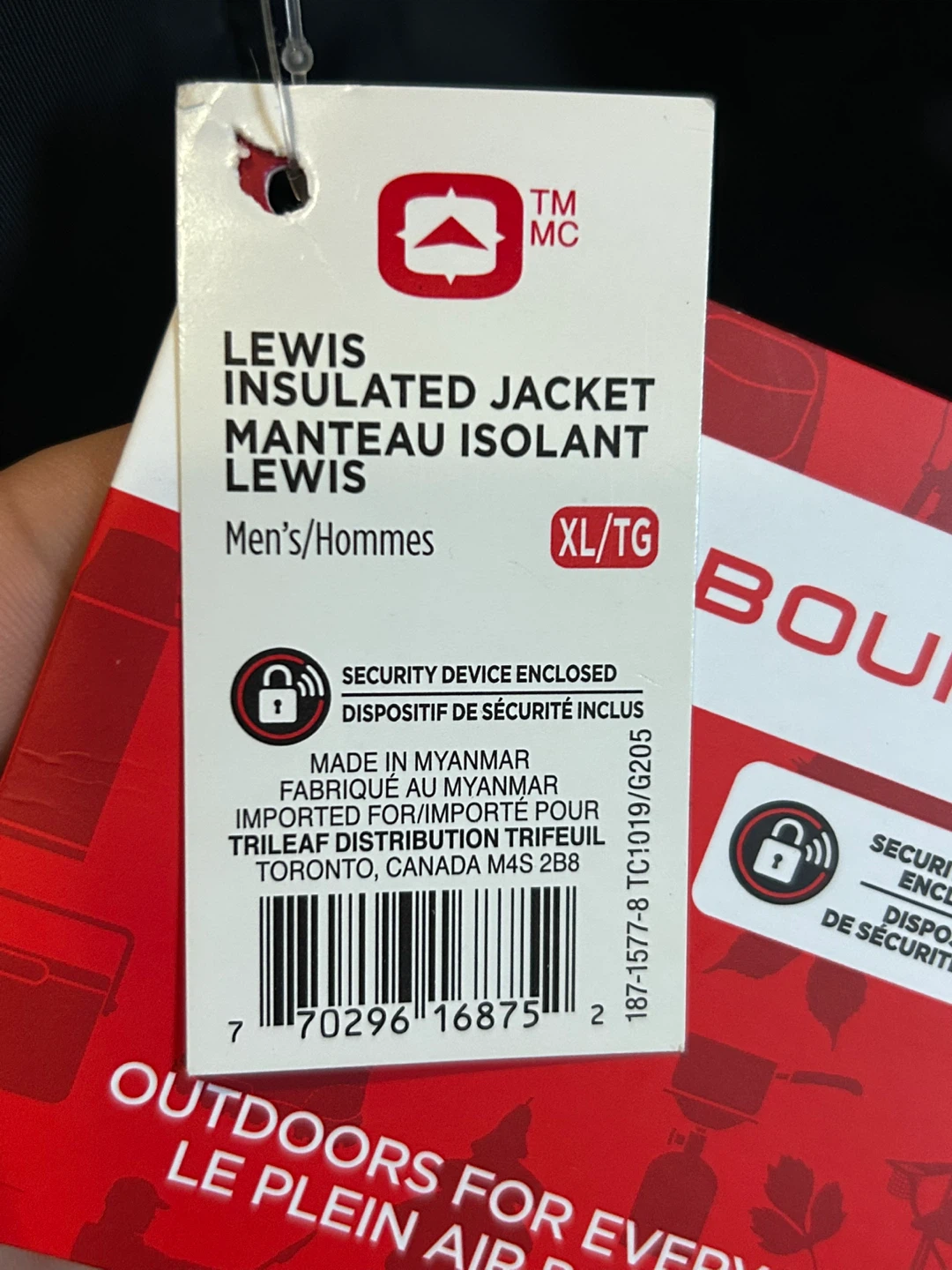 Outbound Lewis Insulated Jacket - Men's XL - photo 4