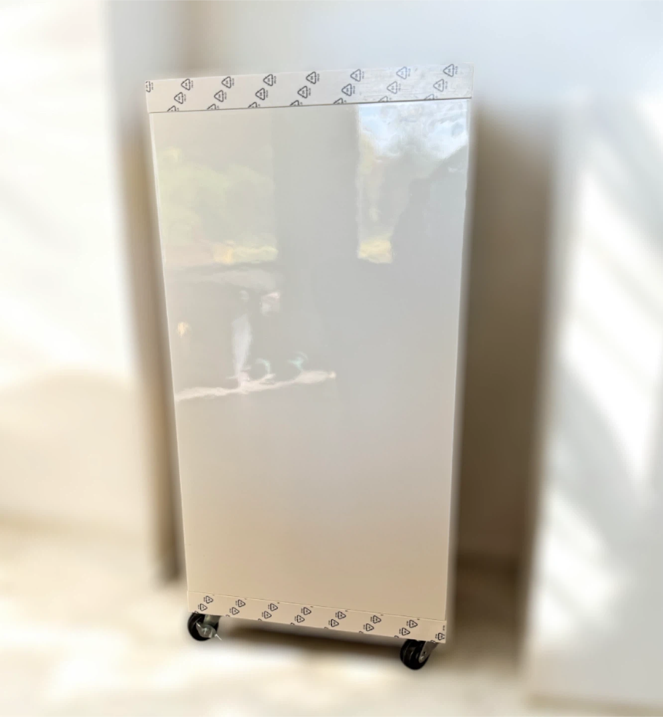 IKEA•KALLAX STORAGE UNIT ON WHEELS •GLOSSY WHITE - photo 5