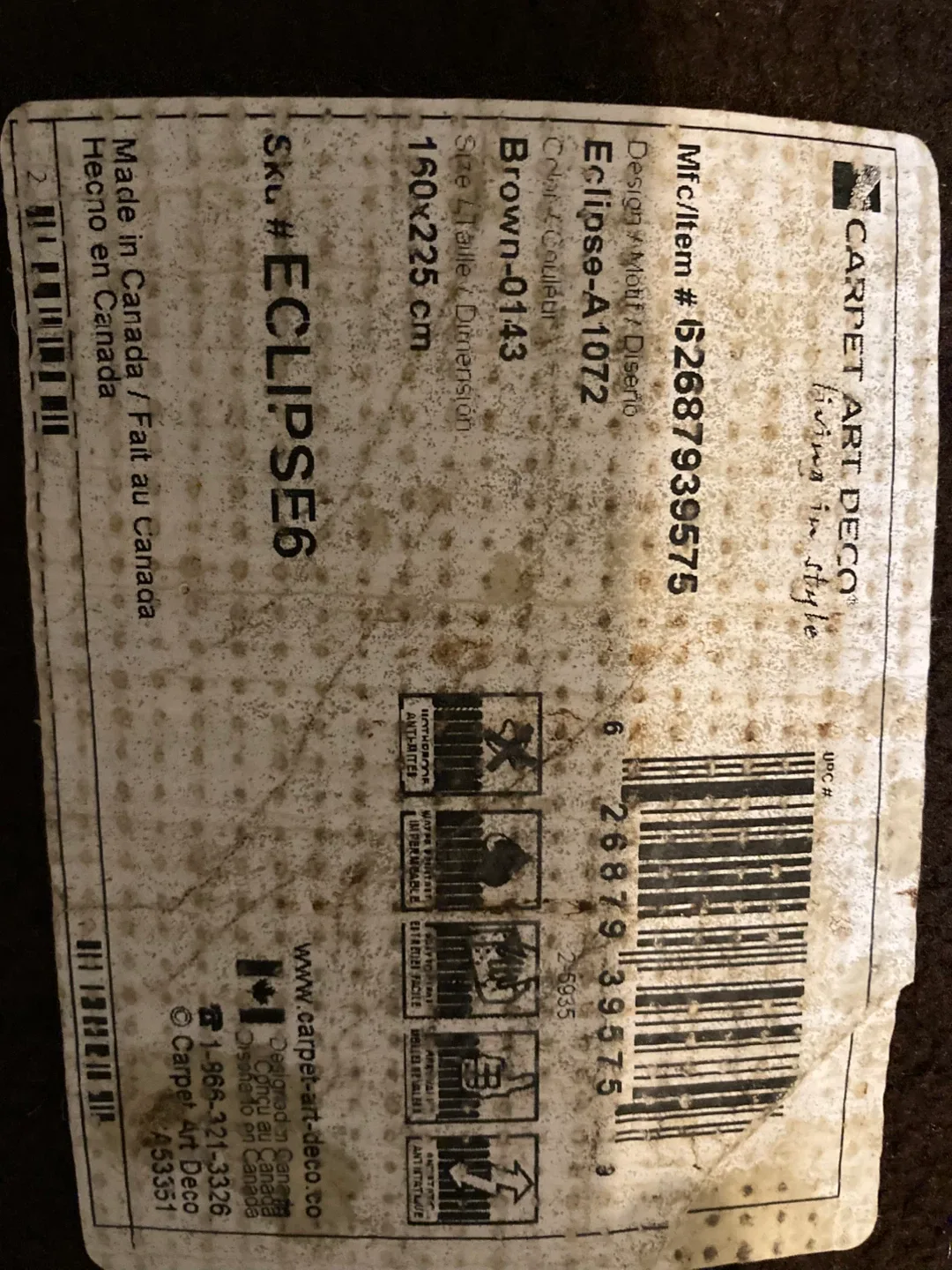 Carpet Art Deco Eclipse-A1072 Rug - 160x225 cm image indicator(4)