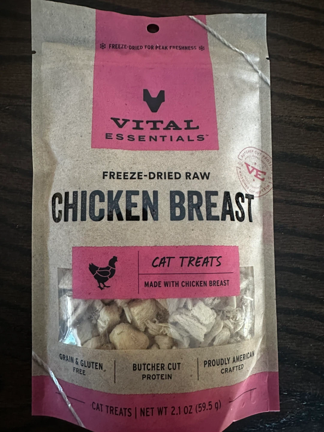 Vital Essentials Freeze-Dried Chicken Breast Cat Treats
