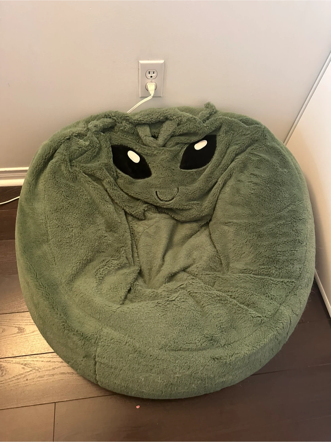 Green Alien Bean Bag Chair