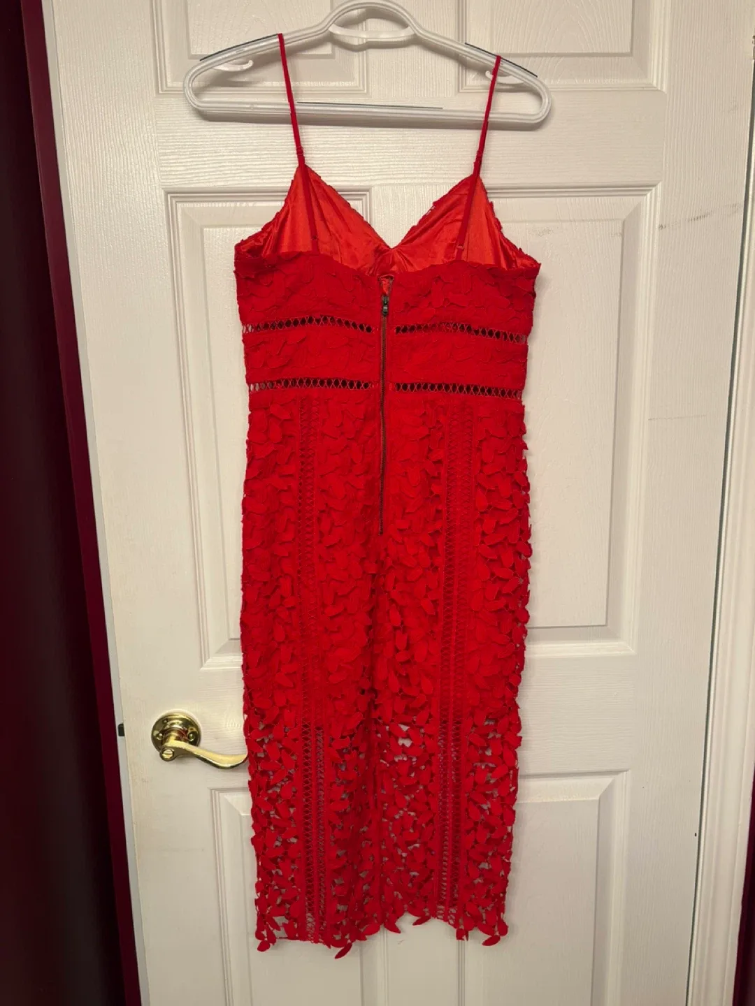 BARDOT Red Dress / Size 6 US image indicator(3)
