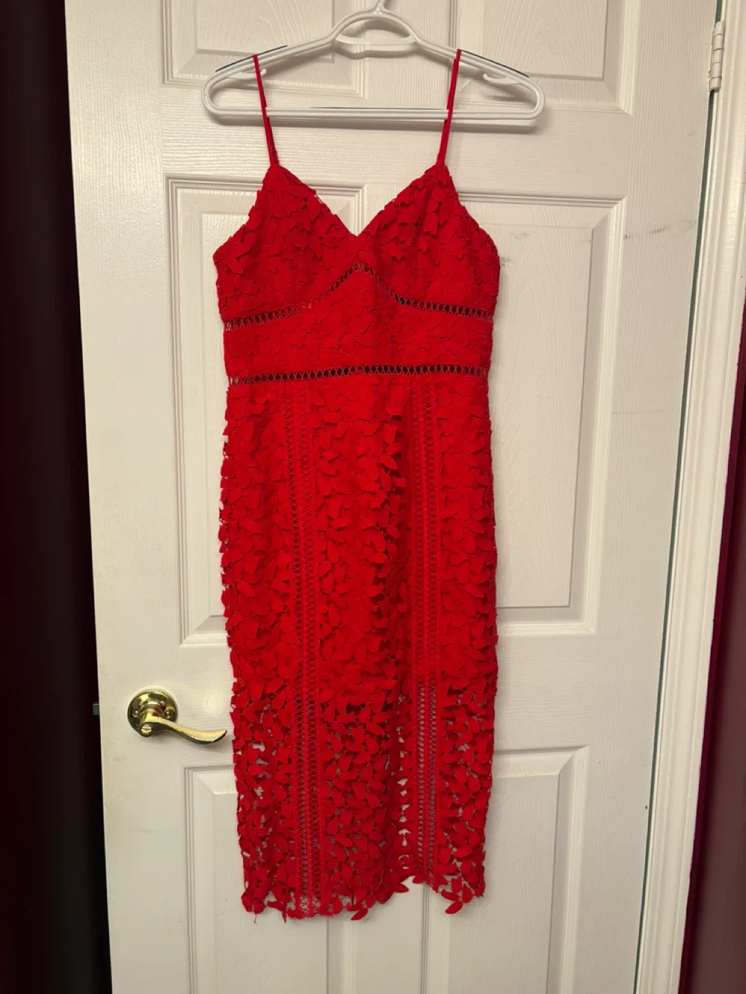 BARDOT Red Dress / Size 6 US image indicator(2)
