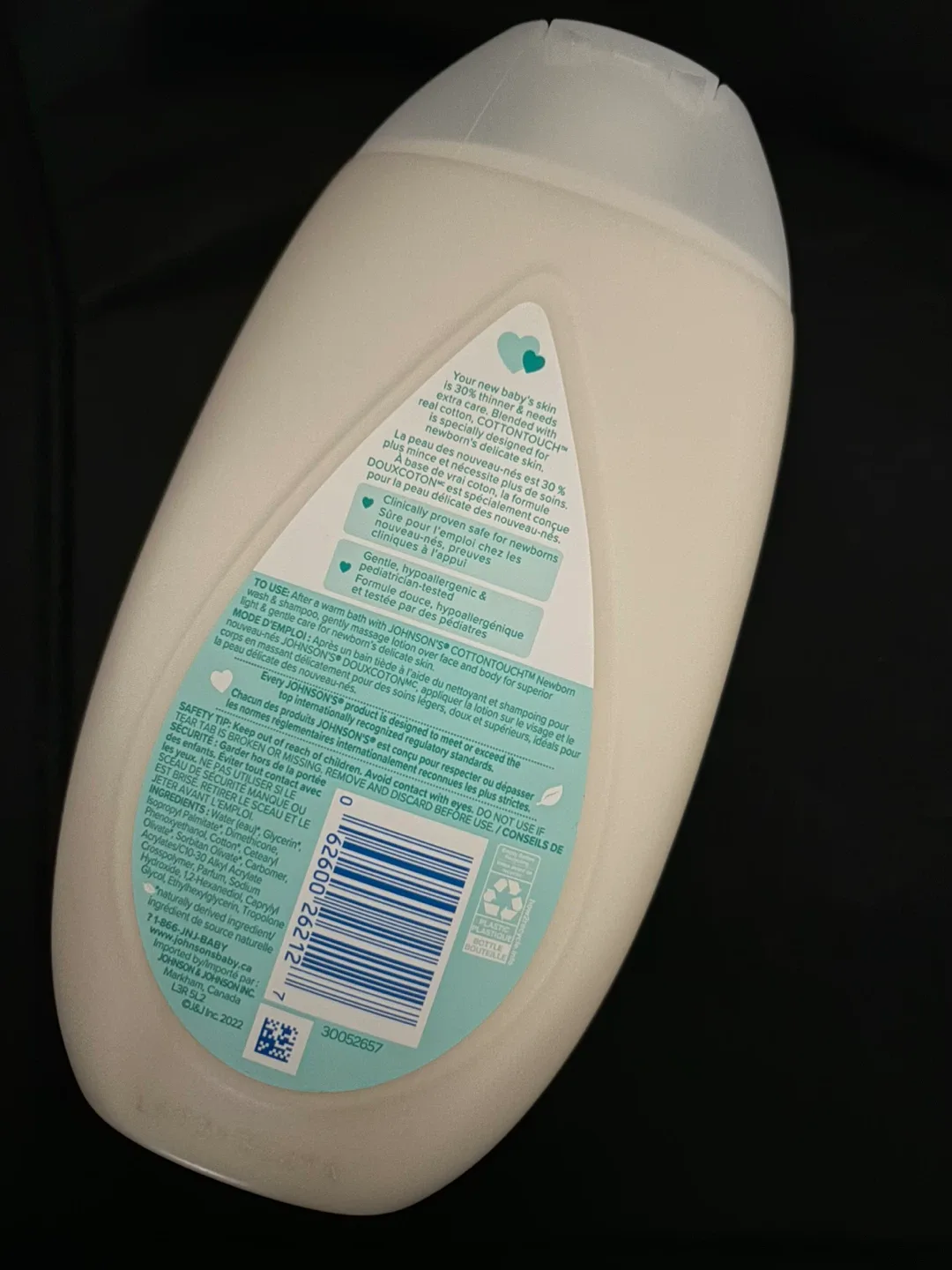 Newborn face and body lotion image indicator(2)