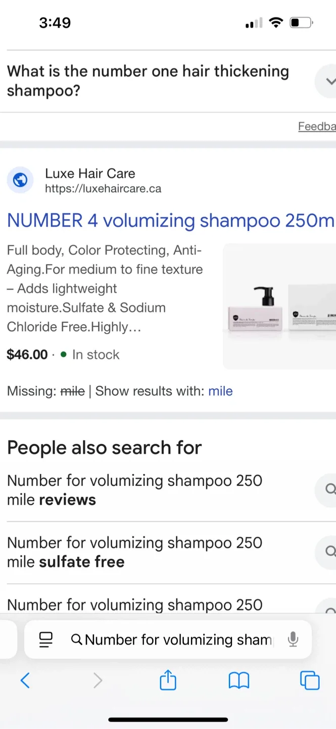 N4 Volumizing Shampoo & Conditioner Set image indicator(2)