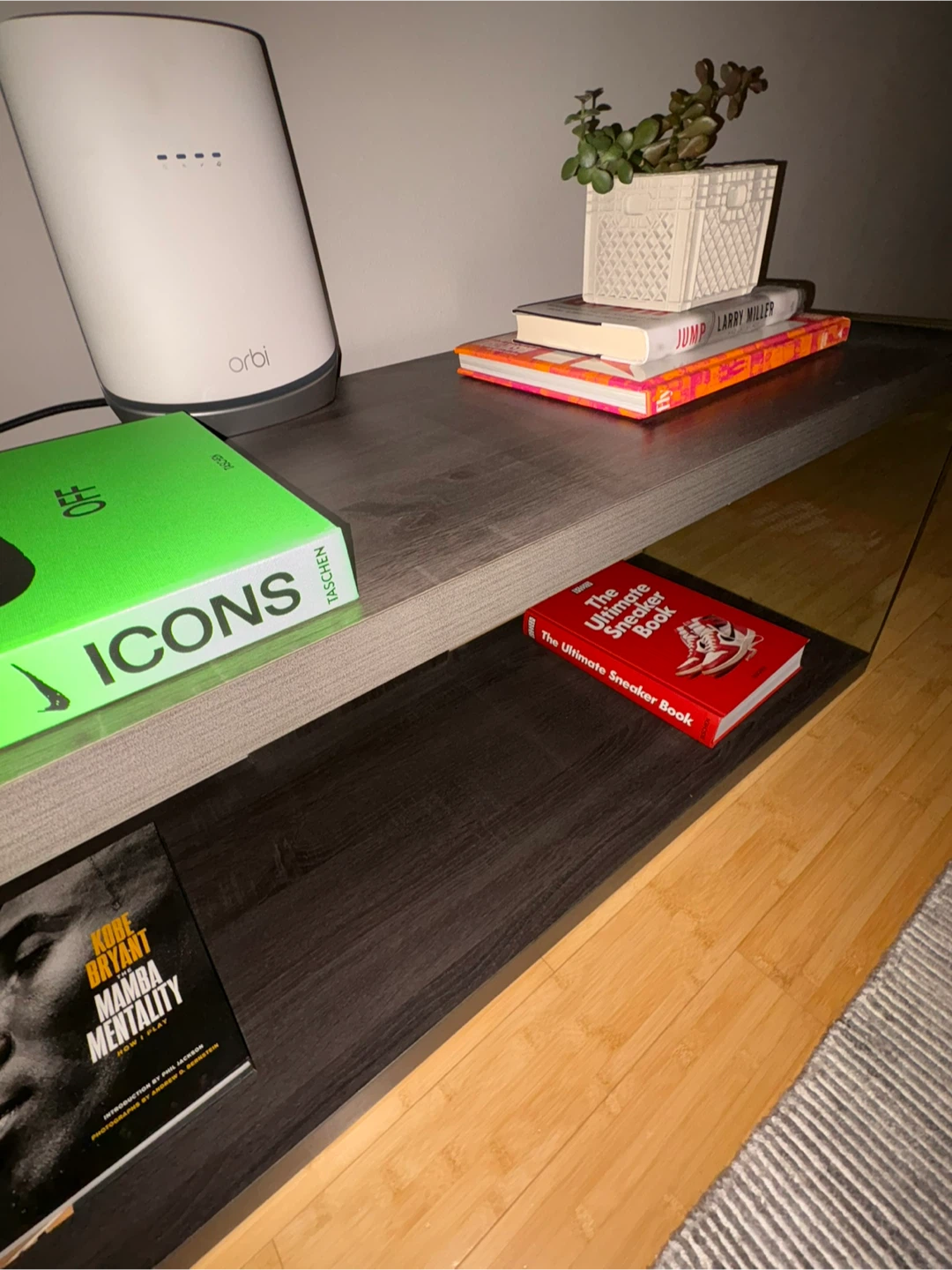 Tv Stand glass and wood - photo 2