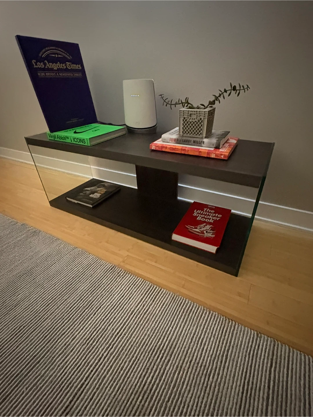 Tv Stand glass and wood