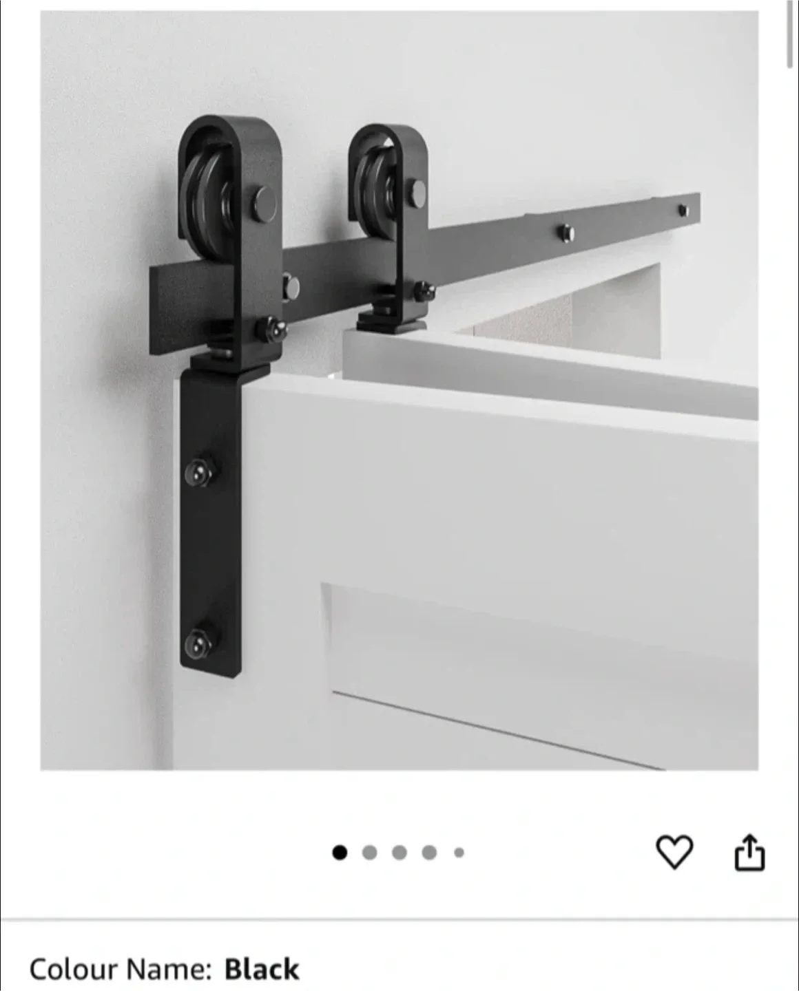 Bi-Folding Sliding Barn Door Hardware - New image indicator(5)