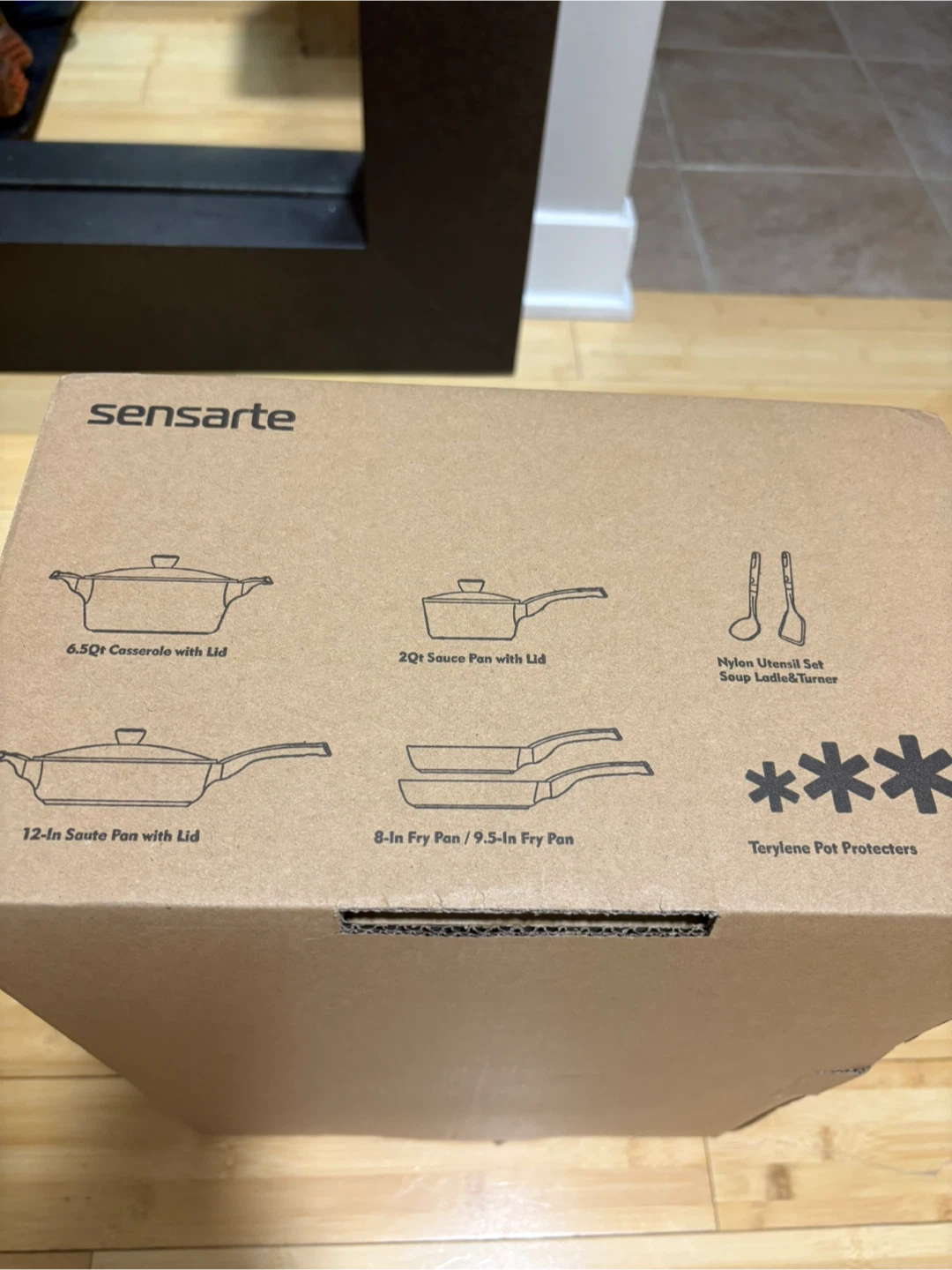 Sensarte 14-Piece Nonstick Cookware Set - New - photo 2