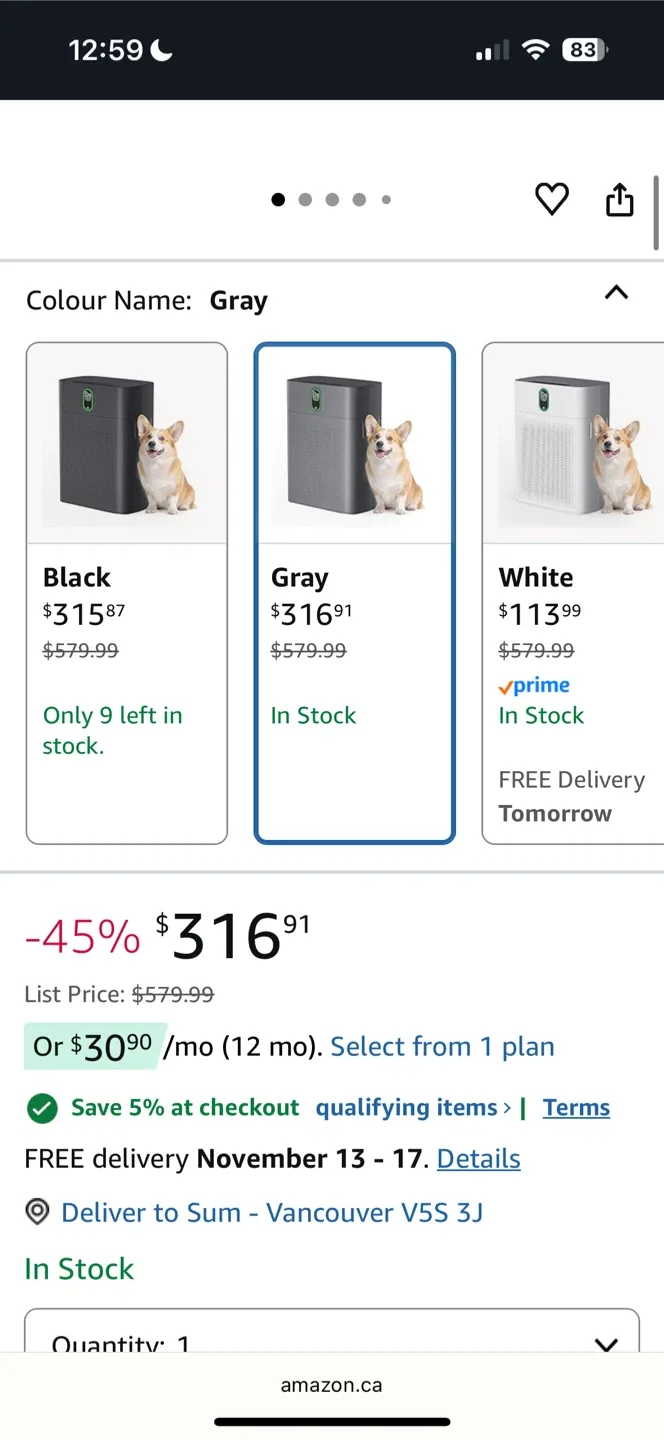 Brand new large Air Purifier image indicator(2)