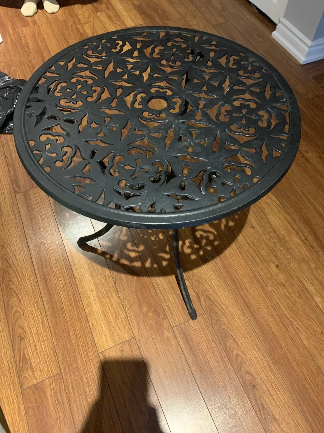 Metal Outdoor Bistro Table - Black image indicator(2)