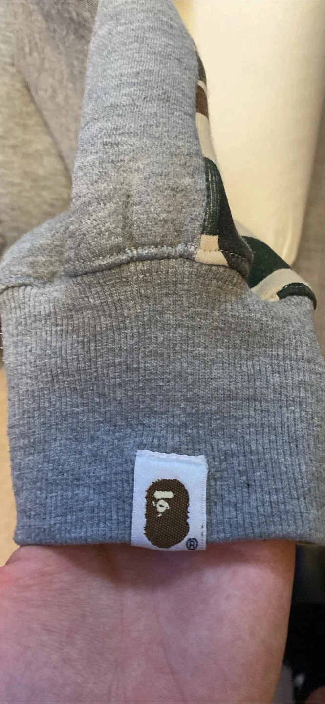 BAPE Shark Full Zip Hoodie - Grey image indicator(4)