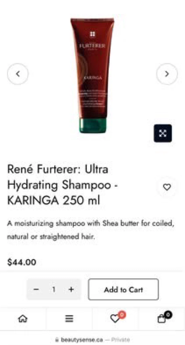 🥕René Furterer: Ultra Hydrating Shampoo - KARINGA