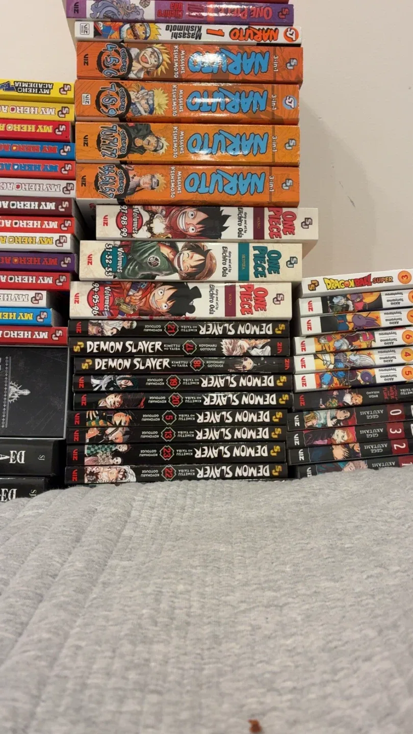 Manga Collection - My Hero, Naruto, Demon Slayer + image indicator(2)