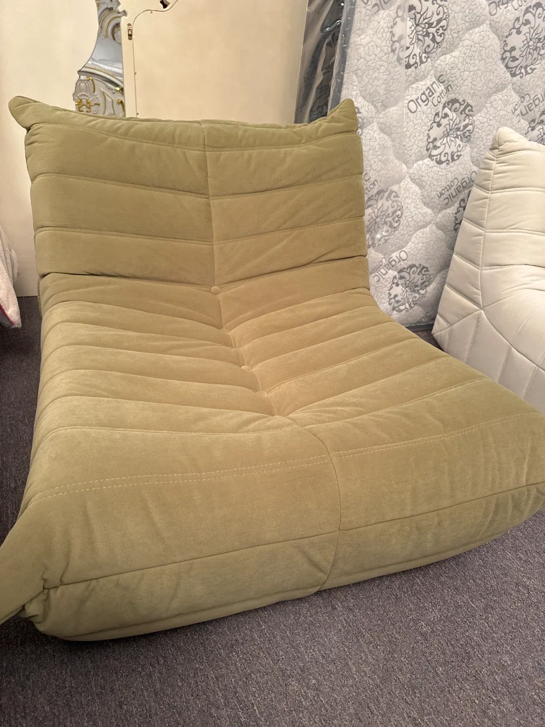 Ligne Roset Togo Chair - Olive Green thumbnail