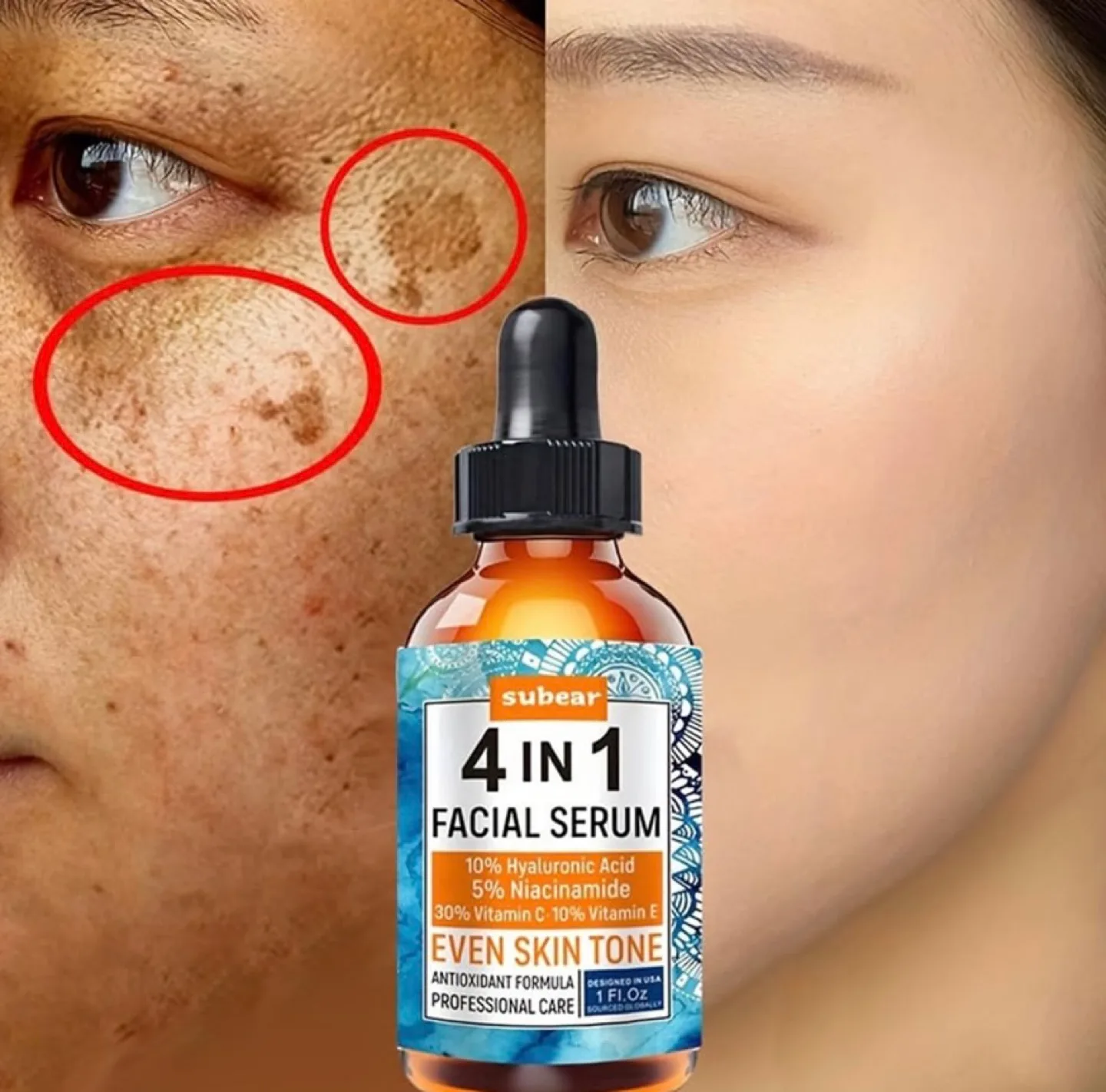 Subear 4 in 1 Facial Serum image indicator(3)