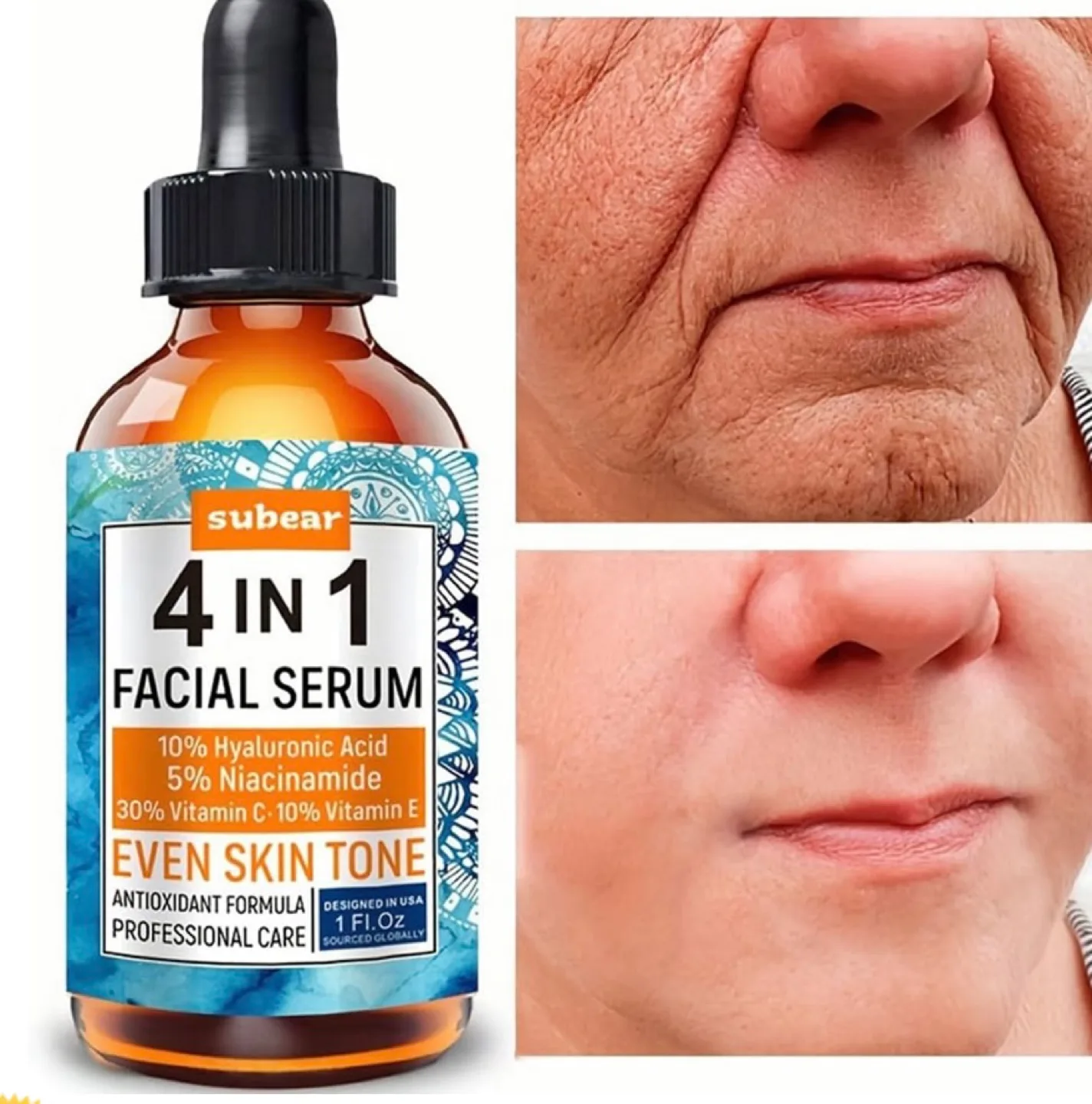 Subear 4 in 1 Facial Serum image indicator(4)