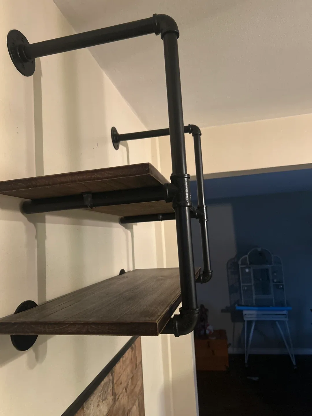 Industrial Pipe Wall Shelf 🥕 image indicator(3)