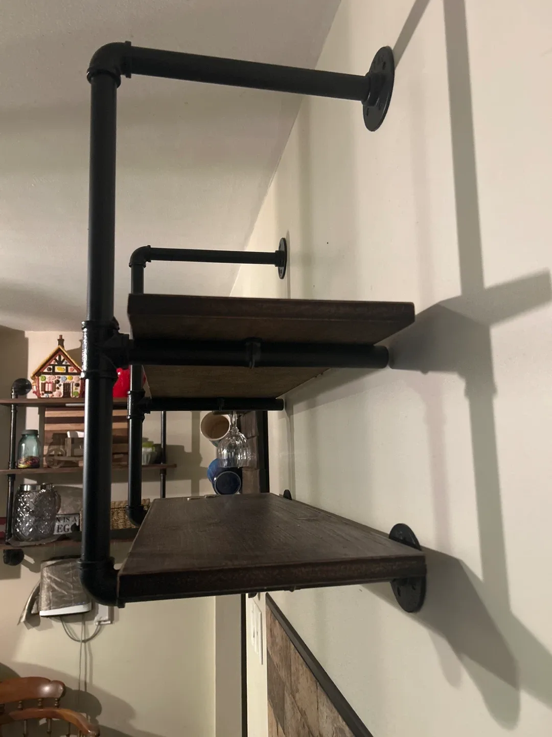 Industrial Pipe Wall Shelf 🥕 image indicator(2)