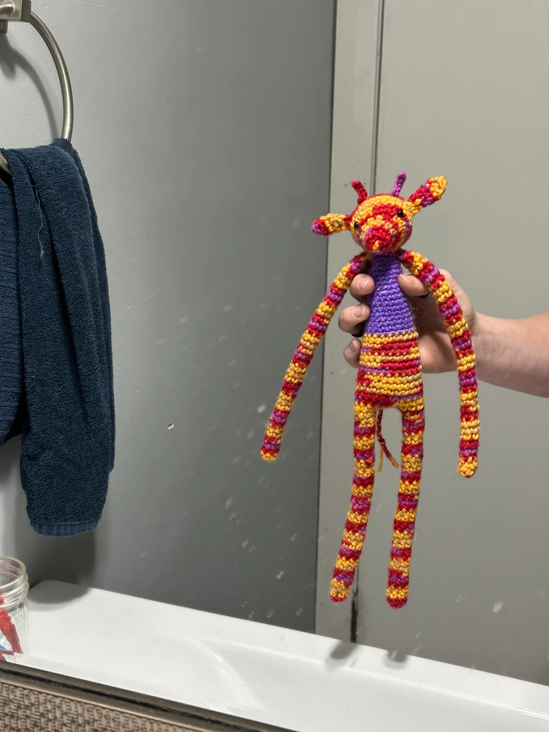 Handmade Crocheted Giraffe Plush - photo 2