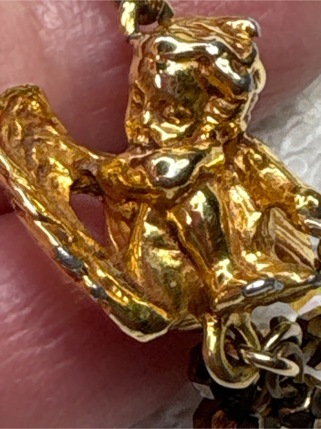 Vintage Kirks Folly Gold Tone Necklace - photo 5