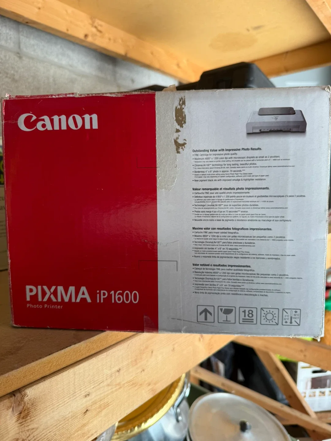 Canon PIXMA iP1600 Photo Printer image indicator(3)