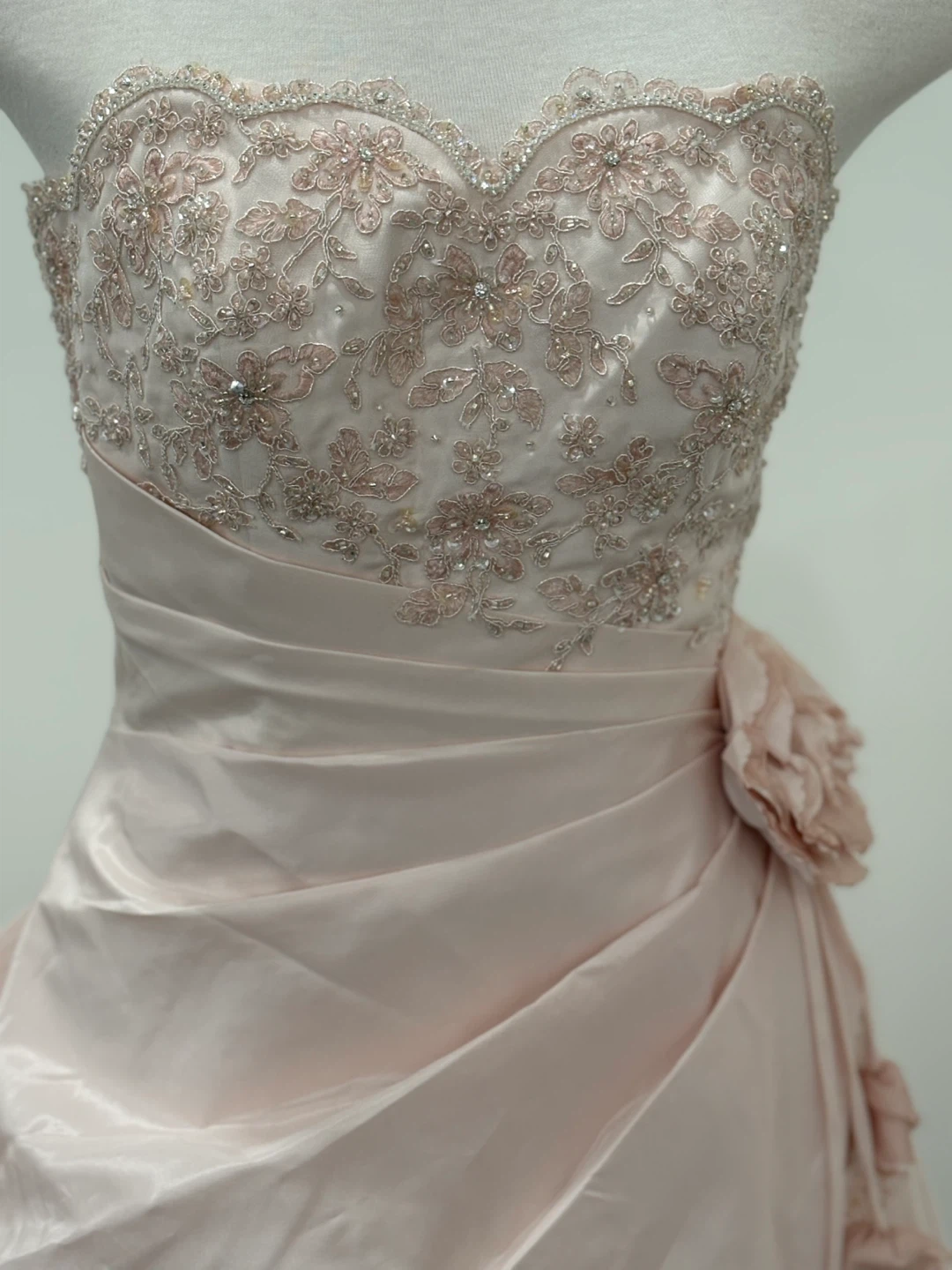 JAI Couture Blush Pink Beaded Gown – NWT Size 8 - photo 2
