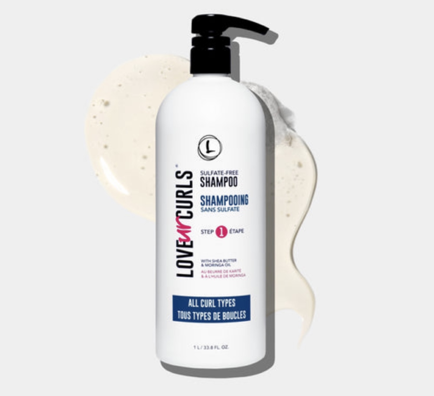 Love Ur Curls Sulfate-Free Shampoo, 1 L
