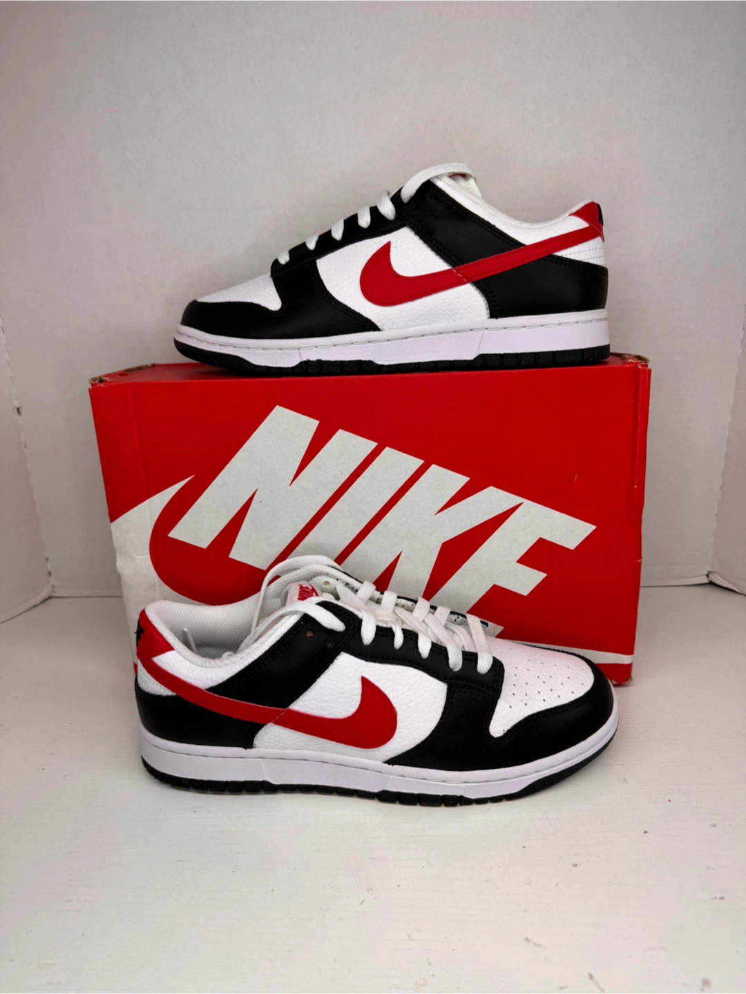 Nike Dunk Low Retro Panda Red - photo 2