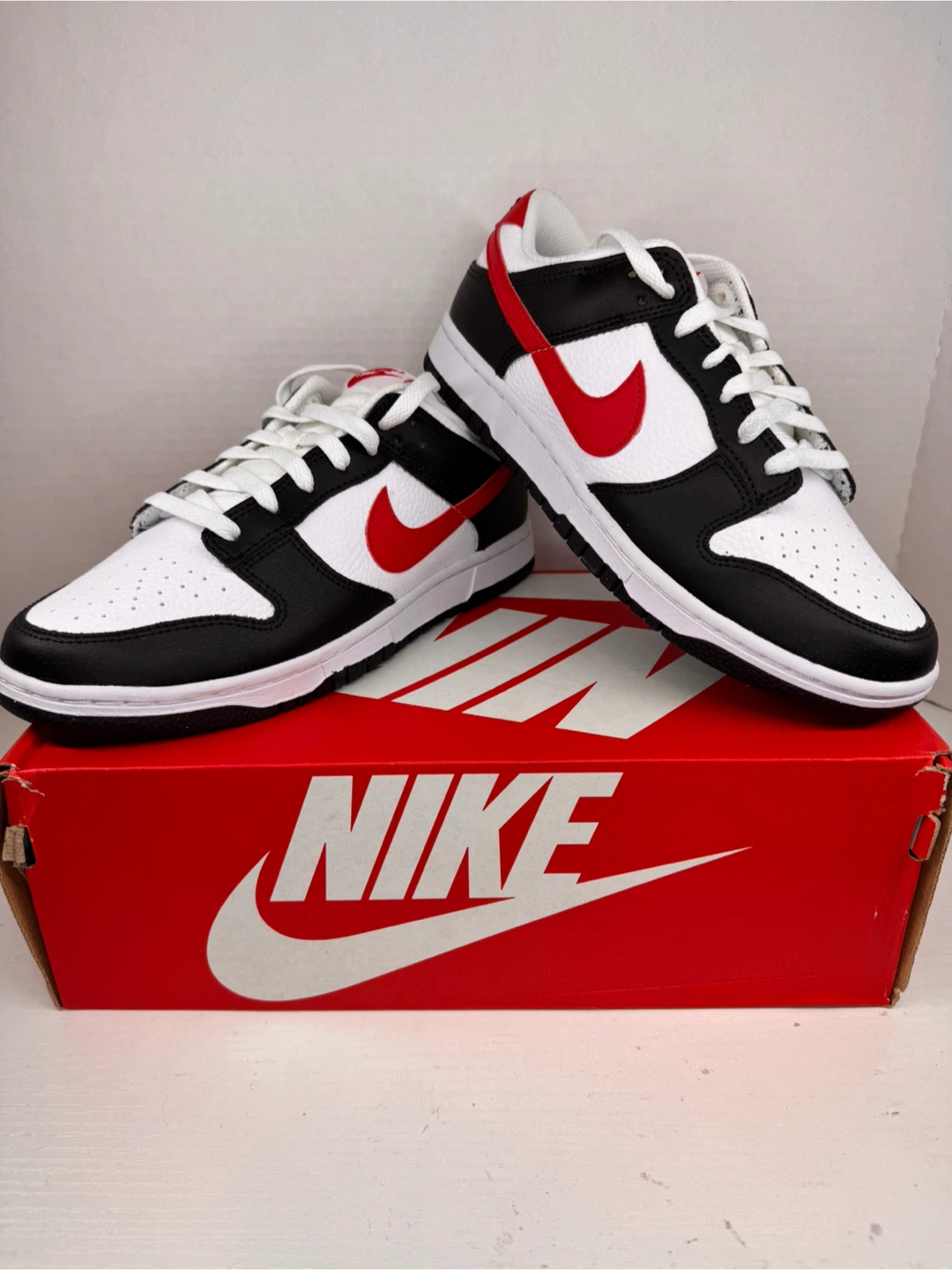 Nike Dunk Low Retro Panda Red - photo 4