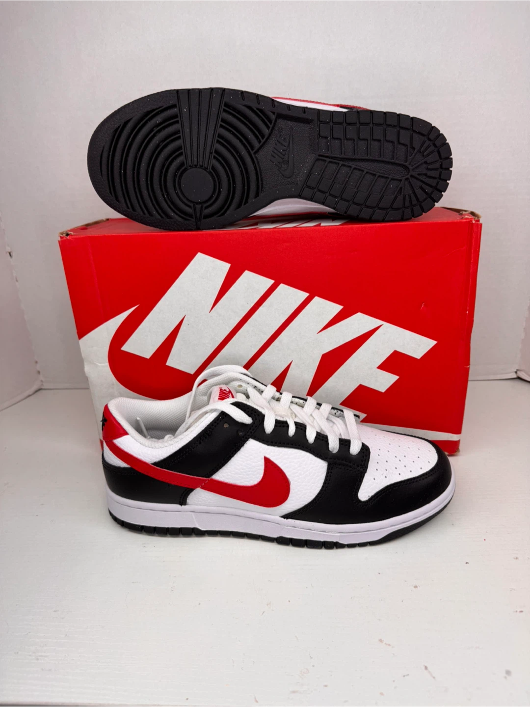 Nike Dunk Low Retro Panda Red - photo 3