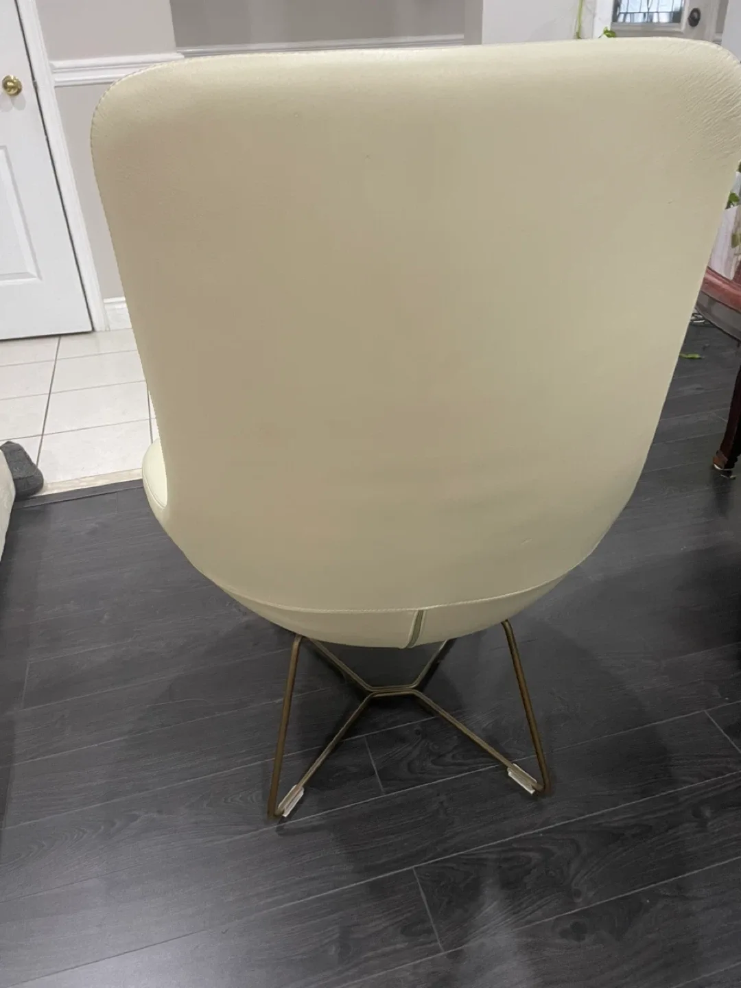 Modern Cream Accent Chair-OBO image indicator(2)