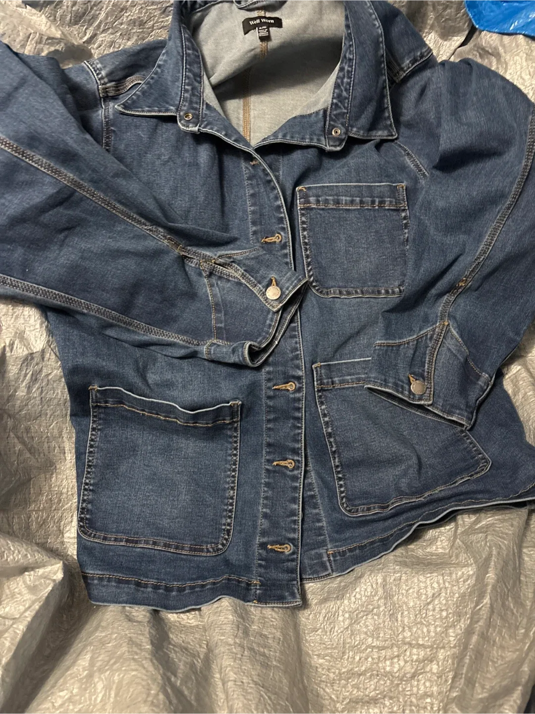 NWOT Well Worn Denim Jacket - XL thumbnail
