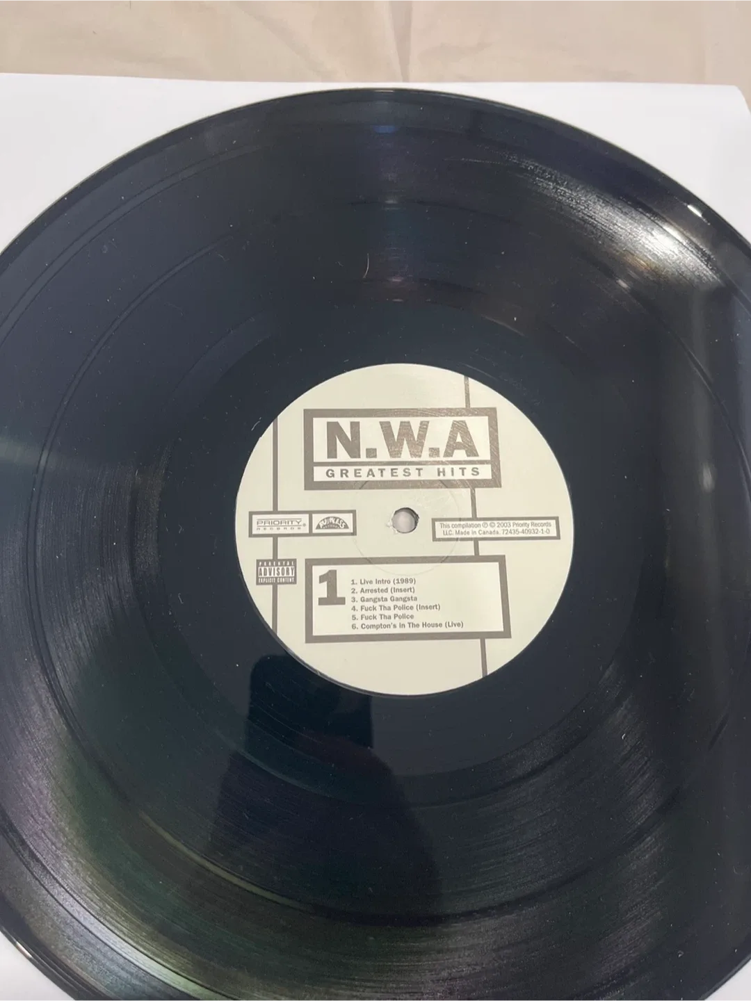N.W.A. Greatest Hits Vinyl Record image indicator(4)