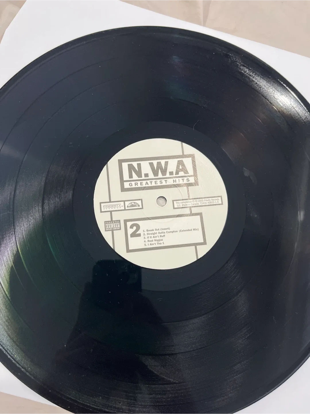 N.W.A. Greatest Hits Vinyl Record image indicator(5)