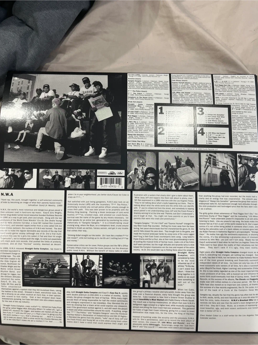 N.W.A. Greatest Hits Vinyl Record image indicator(2)