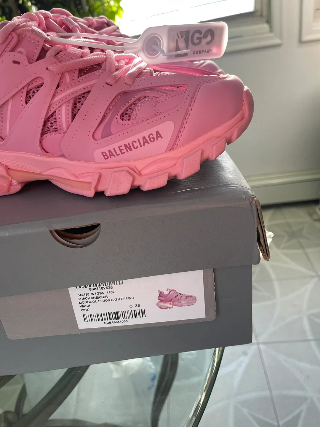 Balenciaga Track Sneakers Pink Size 39 image indicator(3)