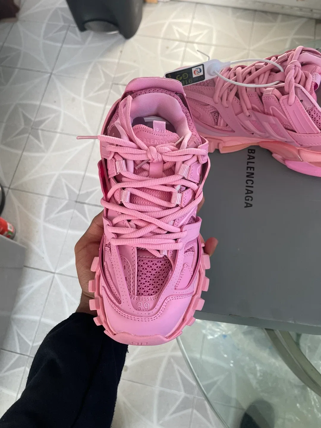 Balenciaga Track Sneakers Pink Size 39 image indicator(6)